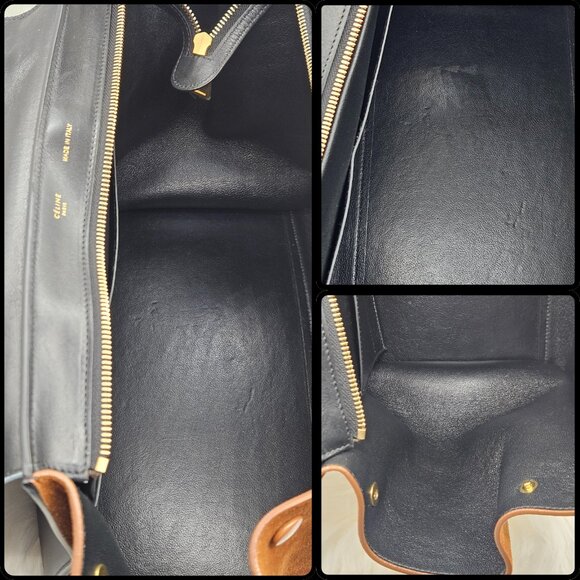 Celine Tri-Color Combi Trapeze Bag - Picture 16 of 17